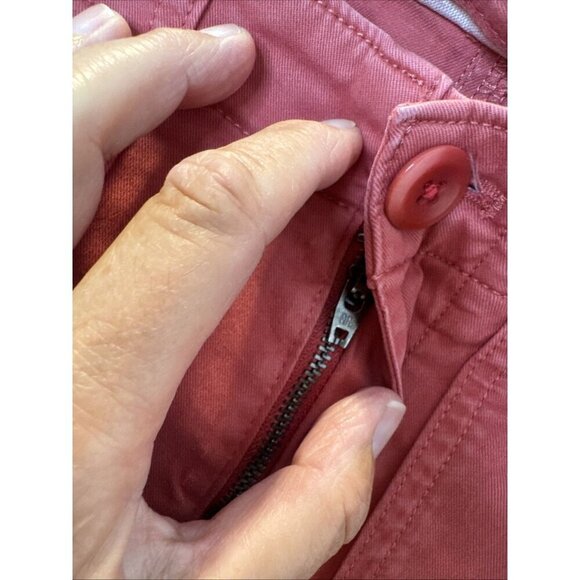 Banana Republic Pants Women's 10 Pink Tapered Flat Front Comfort - Picture 9 of 15